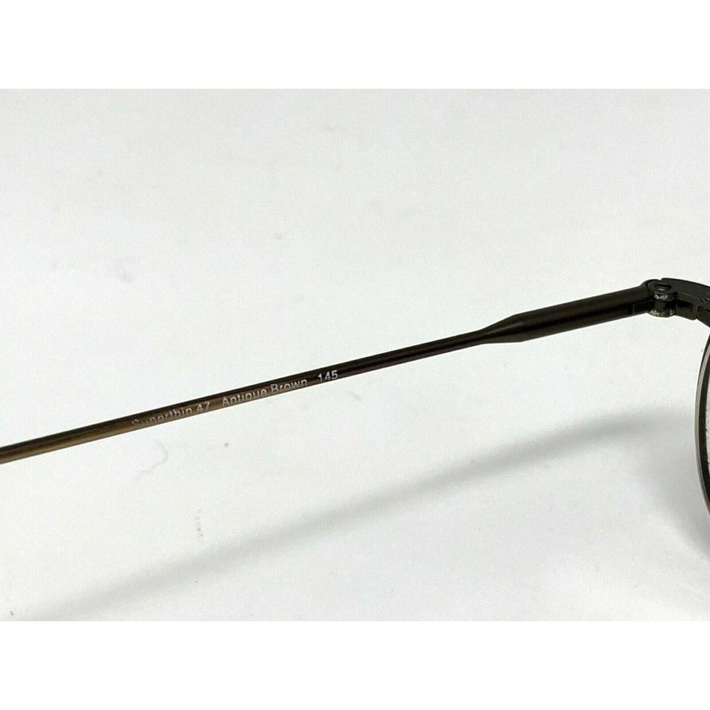 Marchon Superthin 47 Eyeglasses Frames Antique Br… - image 6